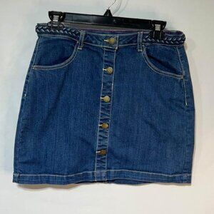 Lands End girls denim skirt. Size 14. New condition.
